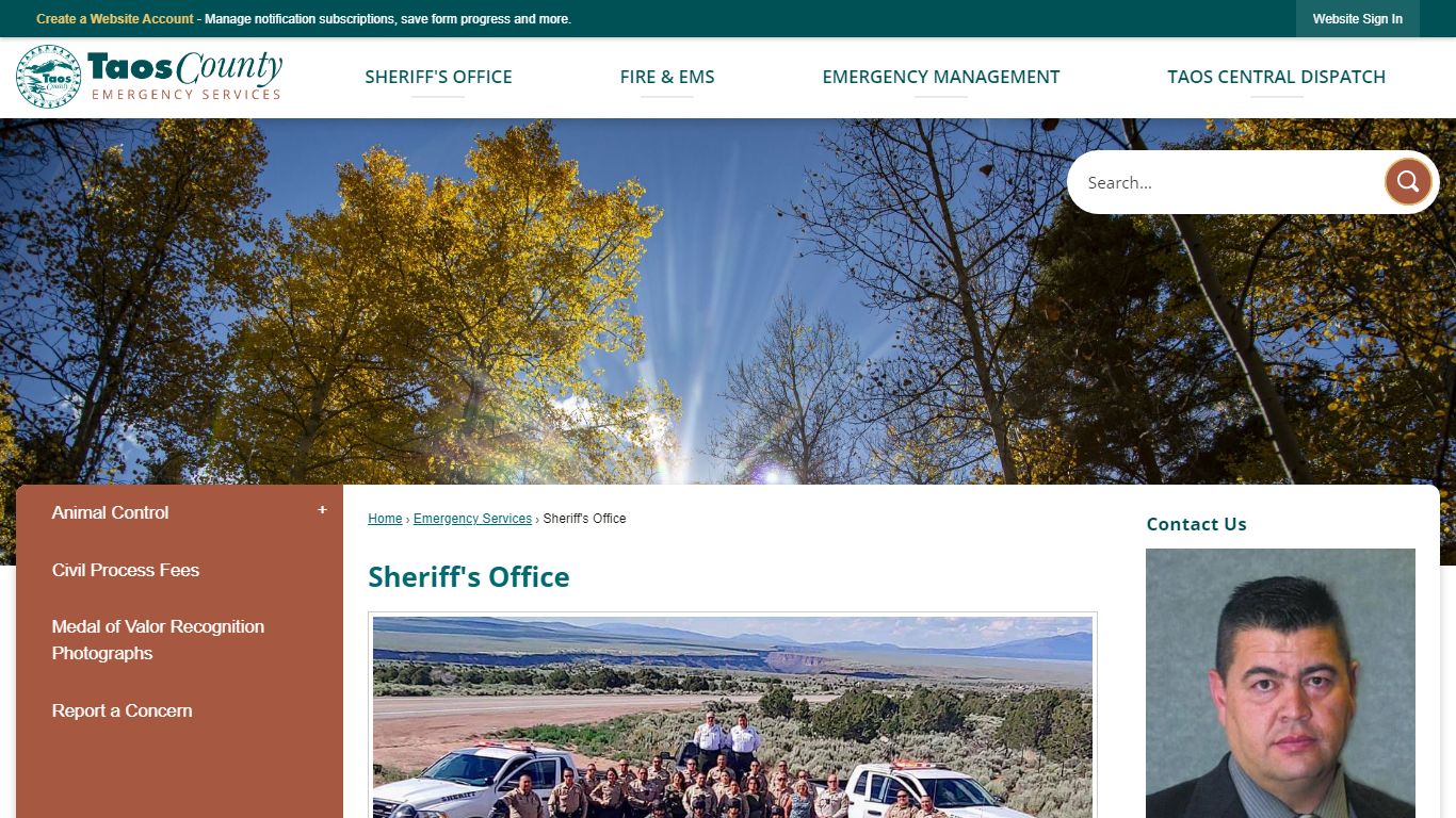 Sheriff's Office | Taos County, NM